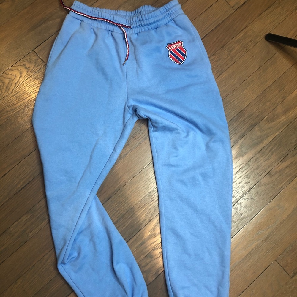 Baby Blue K-Swiss Joggers - Sz Small